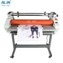 雁牌影楼后期特惠880B四胶辊电动热裱机冷裱机有底纸无底纸全自动覆膜机广告图文相片相册热裱机