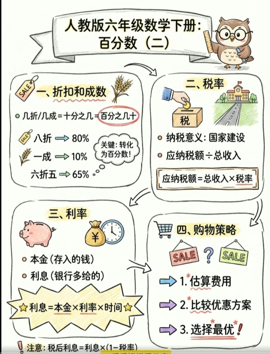 【2026春新版】六年级下册百分数【高彩板】.pdf-985文库