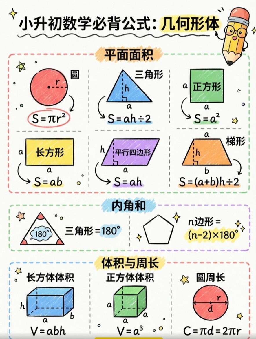 【2026春新版】小升初必背公式2【高彩板】.pdf-985文库