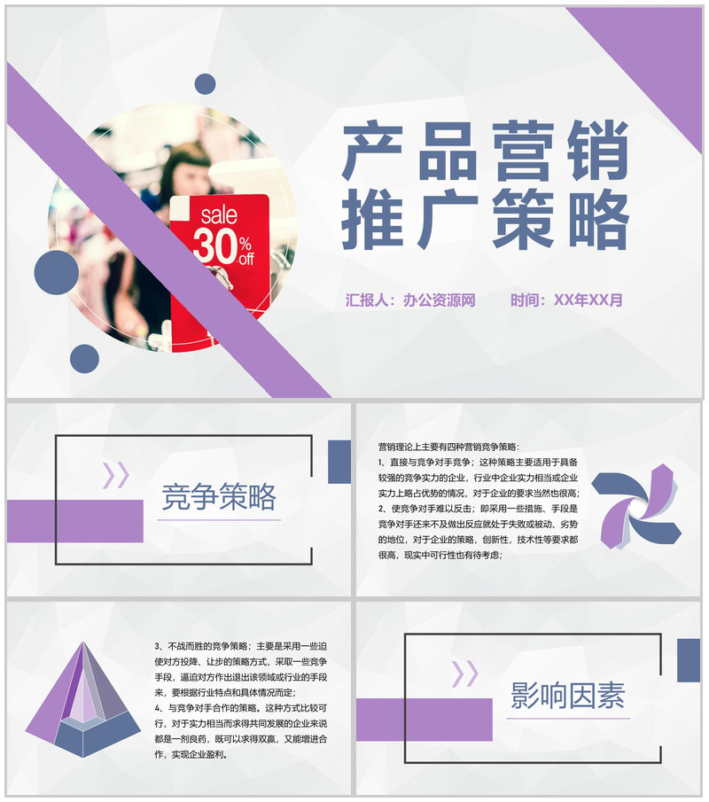 服装行业品牌价格促销方案产品营销推广策略PPT模板