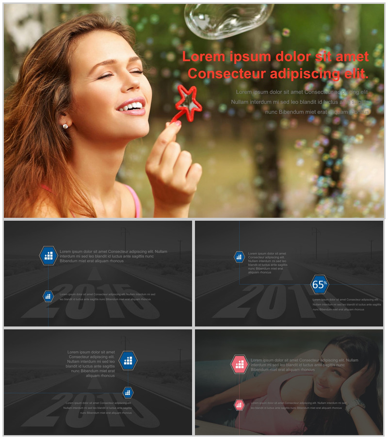 欧美商务大气微粒体活动策划方案PPT模板