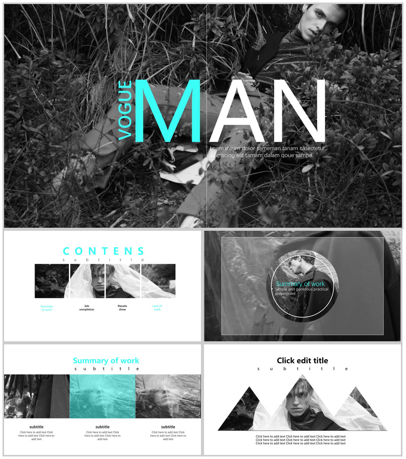 时尚品牌宣传推广策划营销画册PPT模板