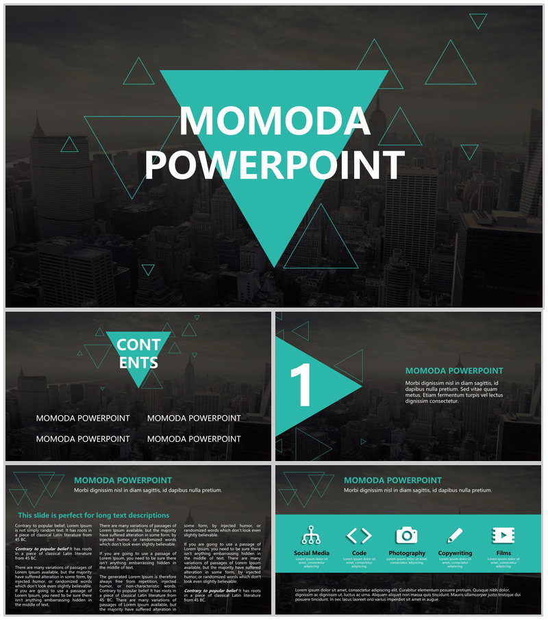 欧美商务文化公司年终总结企业规划PPT模板