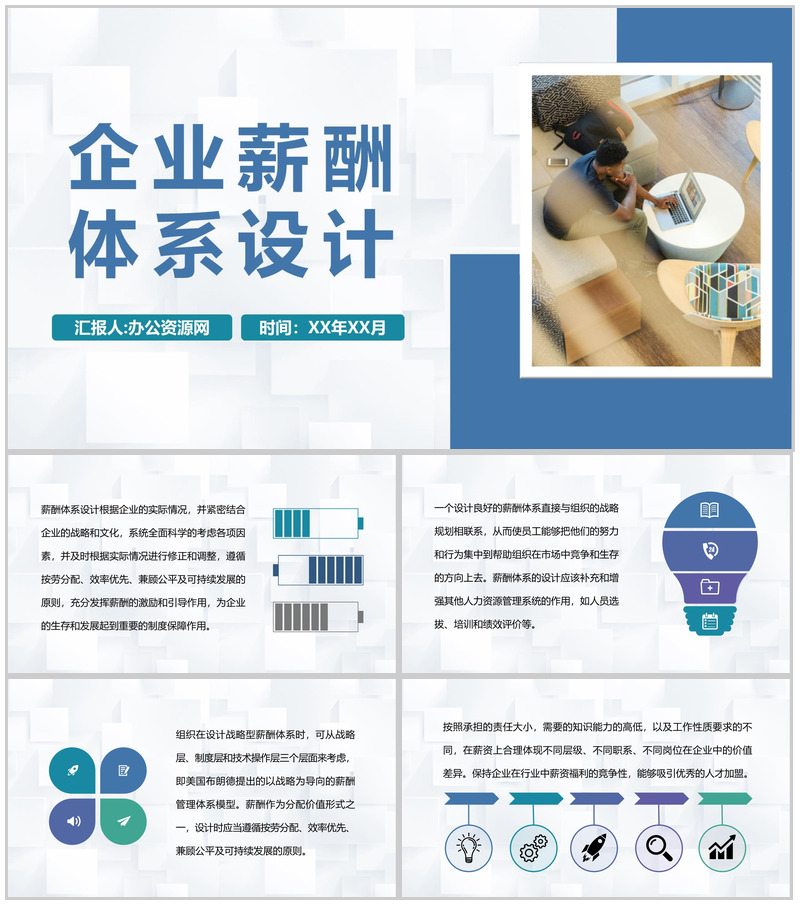 企业集团薪酬管理体系设计员工职位薪酬设计方案PPT模板