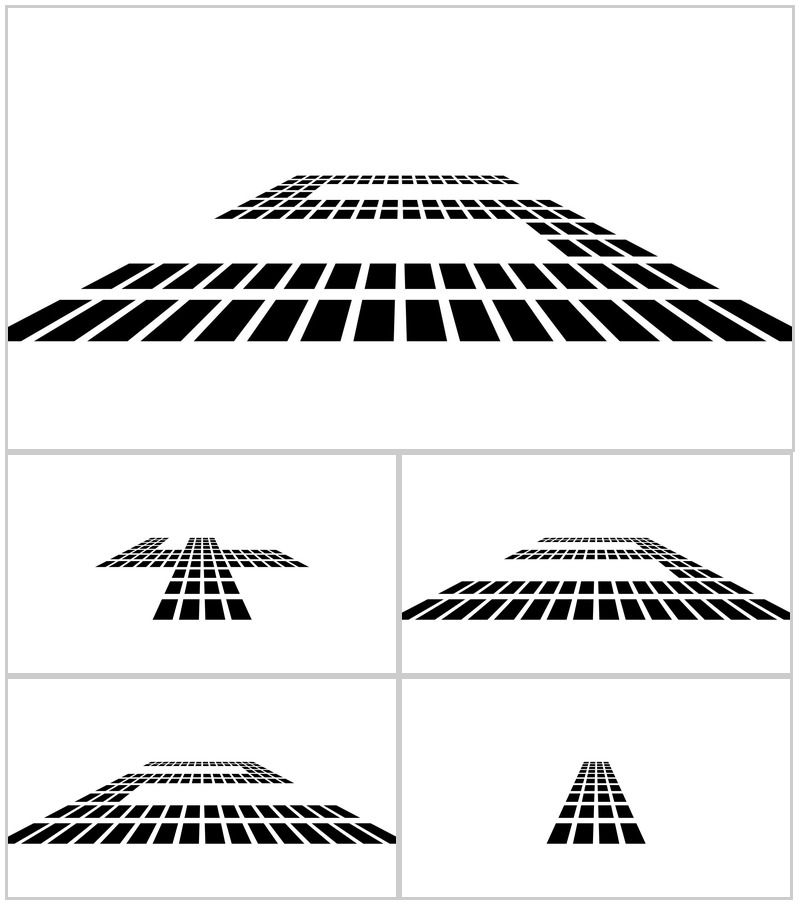 大气格子矩阵倒计时实用倒计时PPT模板