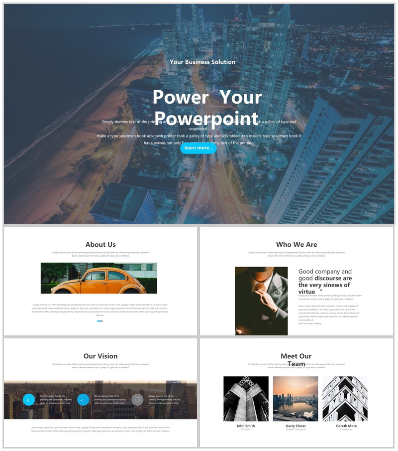 唯美欧美杂志风风景产品发布PPT模板