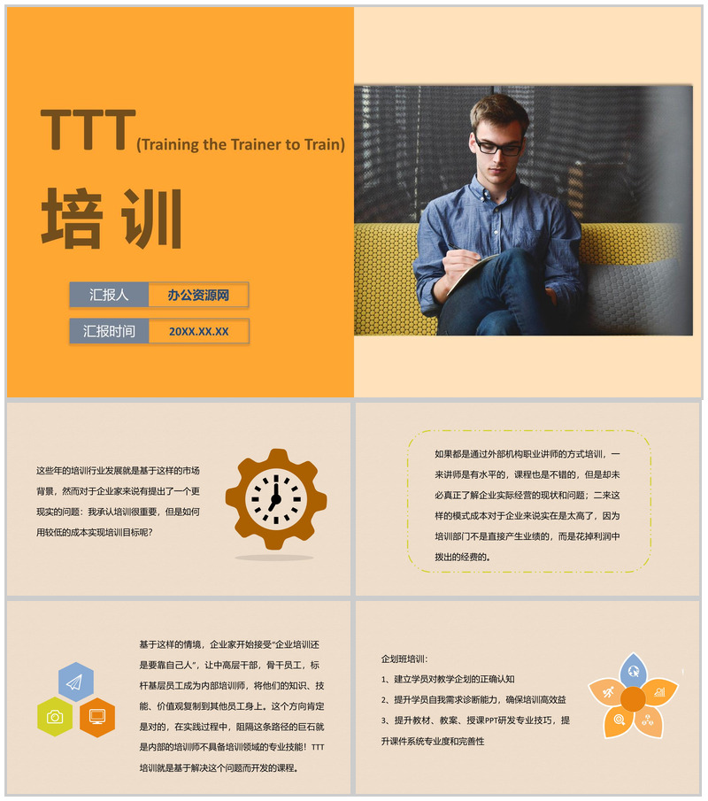 企业内部部门TTT项目管理培训主管岗位职责要求总结PPT模板