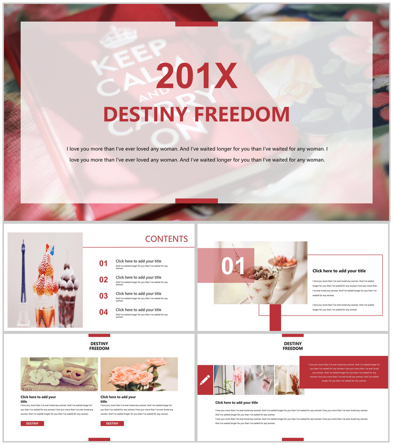 动态201X欧美杂志风季度总结PPT模板