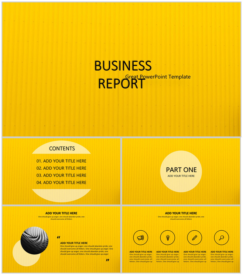 公司工作汇总PPT模板