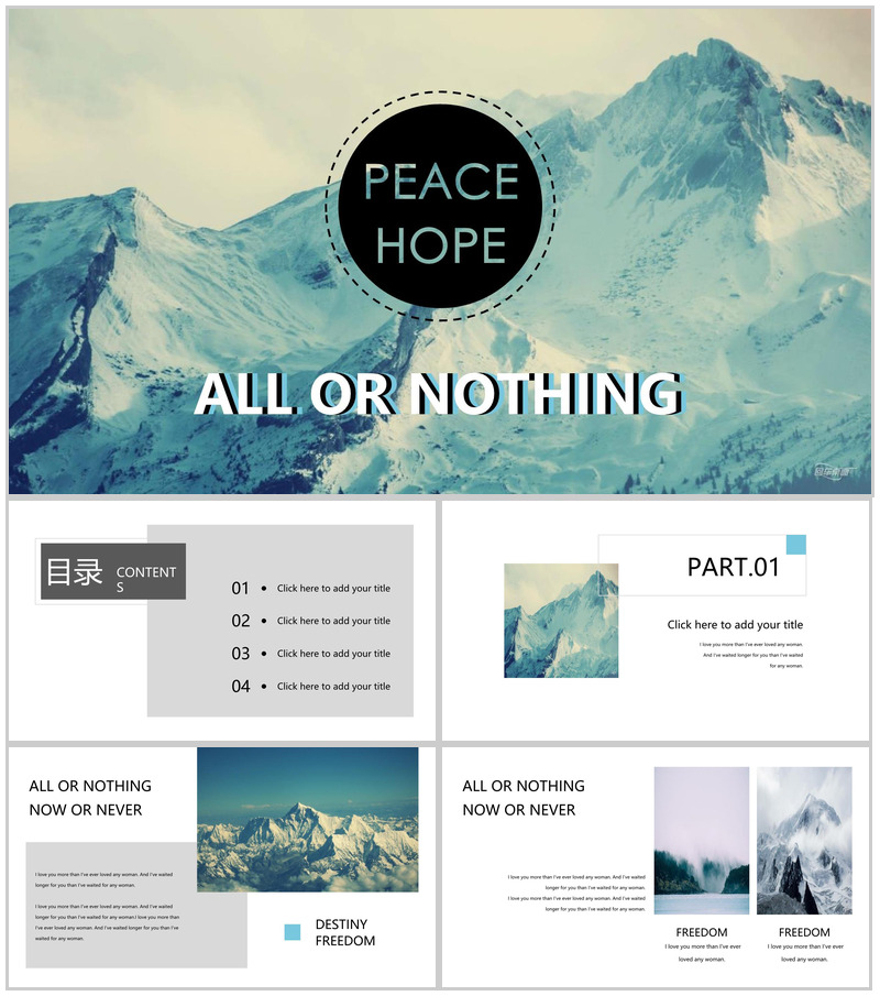 欧美大气杂志风商业计划书PPT模板