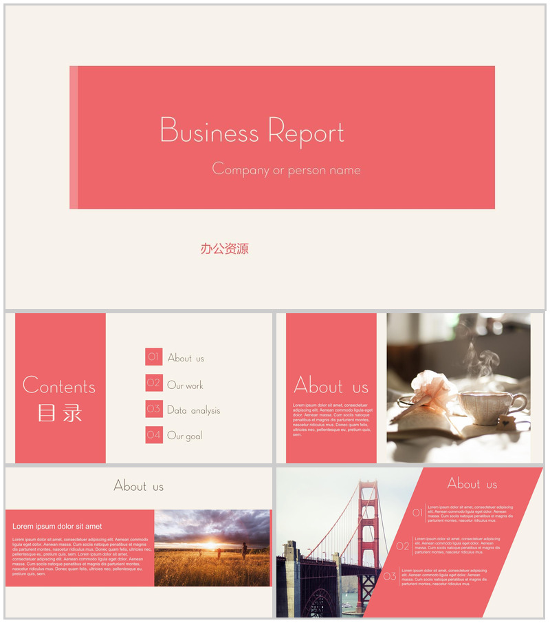 欧美商务计划汇报PPT模板