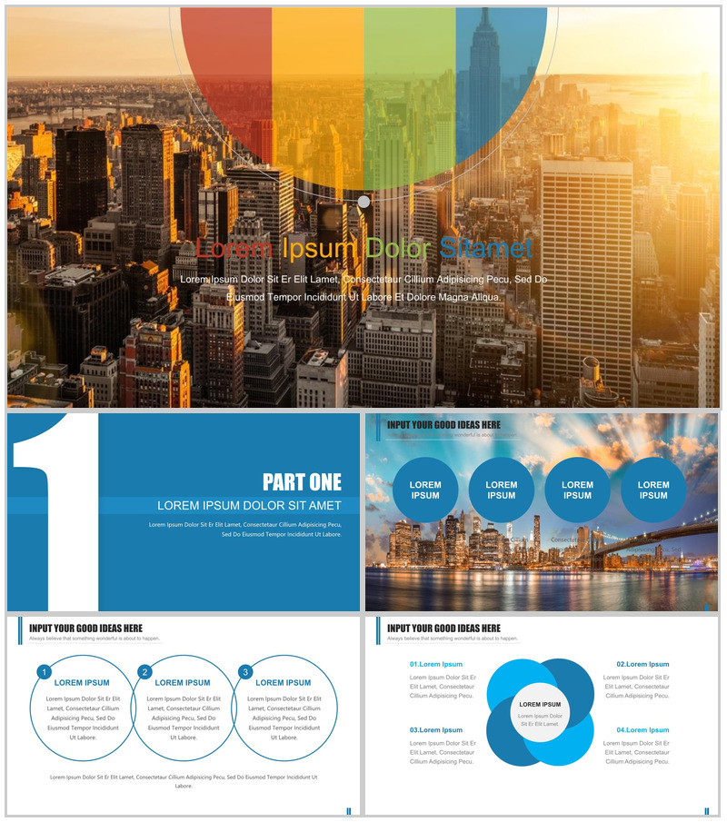 商务模板年终总结欧美商务报告PPT模板