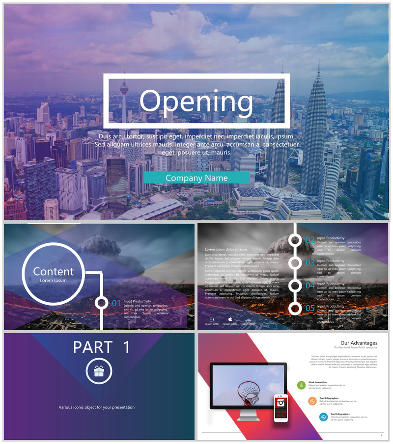 唯美设计欧美时尚杂志工作汇报PPT模板