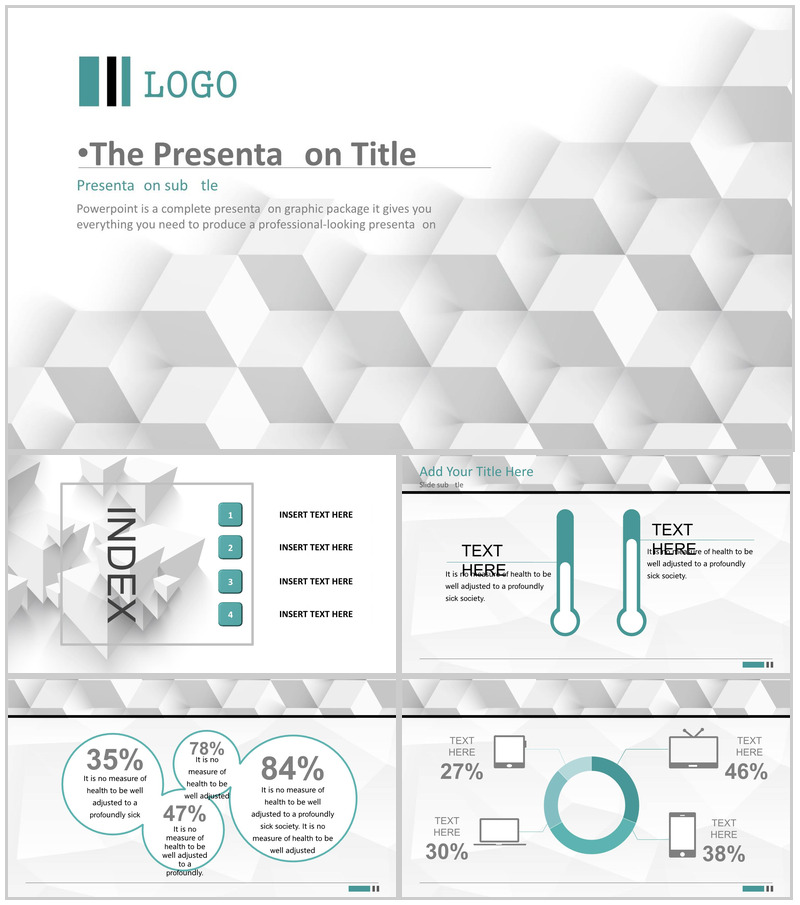 极简万能商务简洁通用PPT模板
