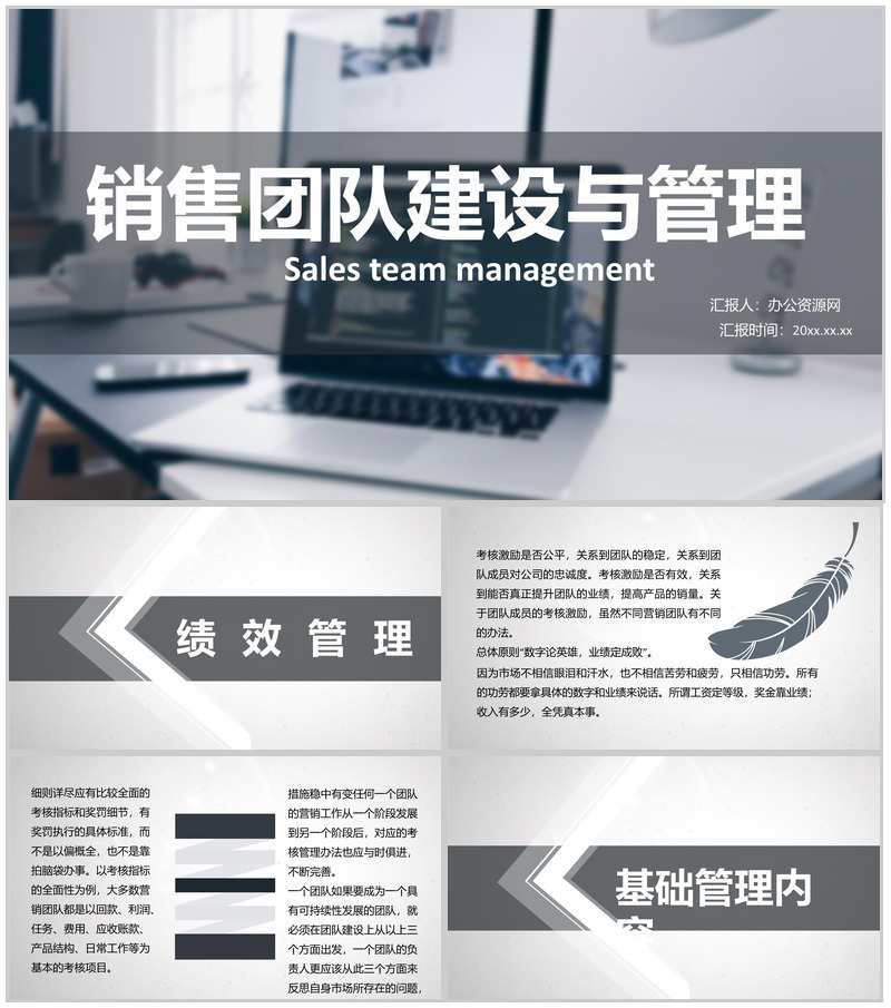 企业员工销售团队建设与客户管理制度思路PPT模板