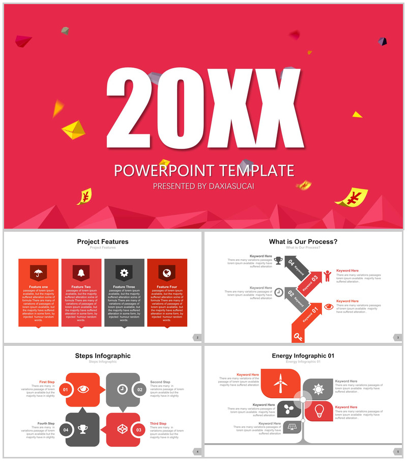 商务通用大气背景PPT模板
